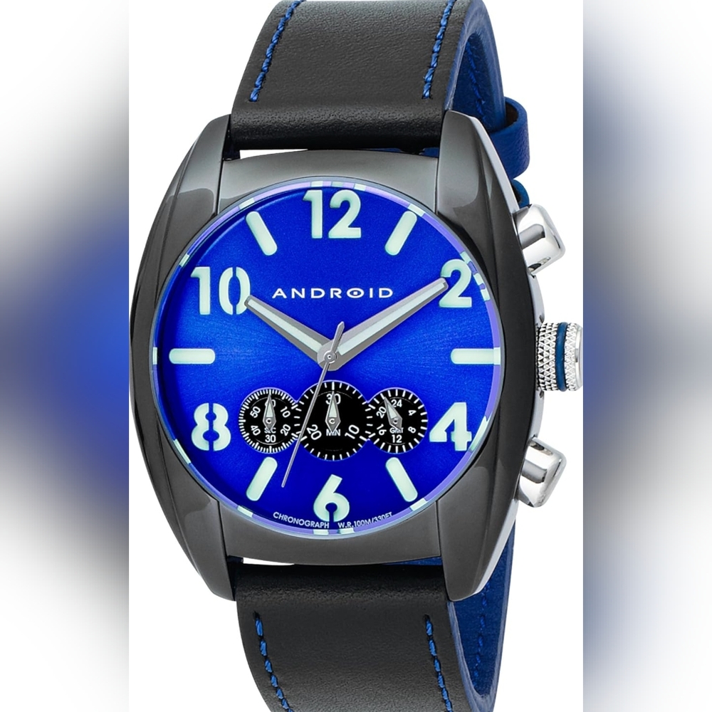 Android Ad368abu Decoy Chrono Blue Dial Watch
